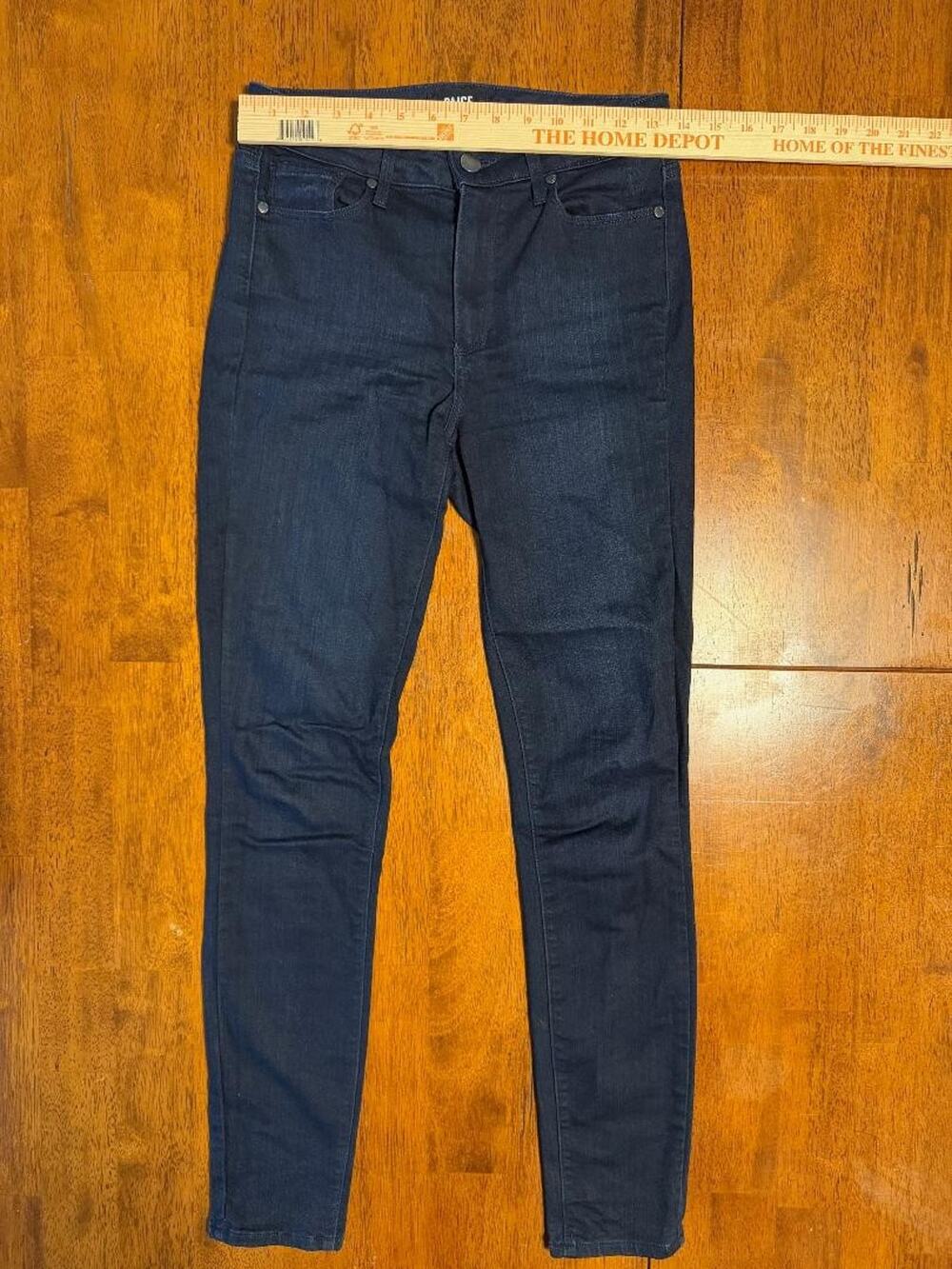 Womens Paige Hoxton Dark Wash Ultra Skinny Jeans, Size 27